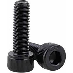 BAUT L Socket Cap Screw grade 12.9 Hitam baja Full Drat M12x50 YFS