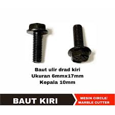 BAUT Ulir Drat Kiri Untuk 4100nb Drat Mesin Marble Cutter