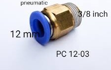 FITTING PNEUMATIC LURUS MALE DRAT SELANG SLIPLOCK MPC PC12-03