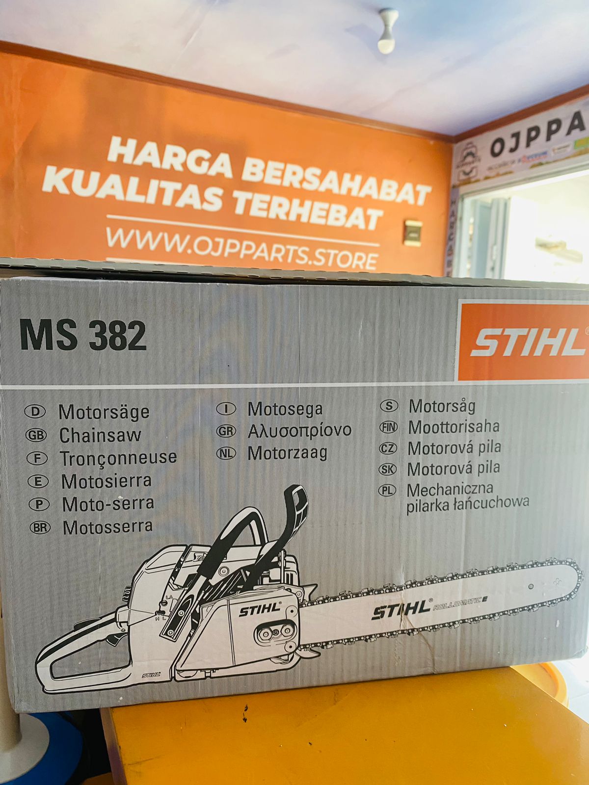 MESIN GERGAJI CHAINSAW COMPLETE STHIL MS 382 25 INCH