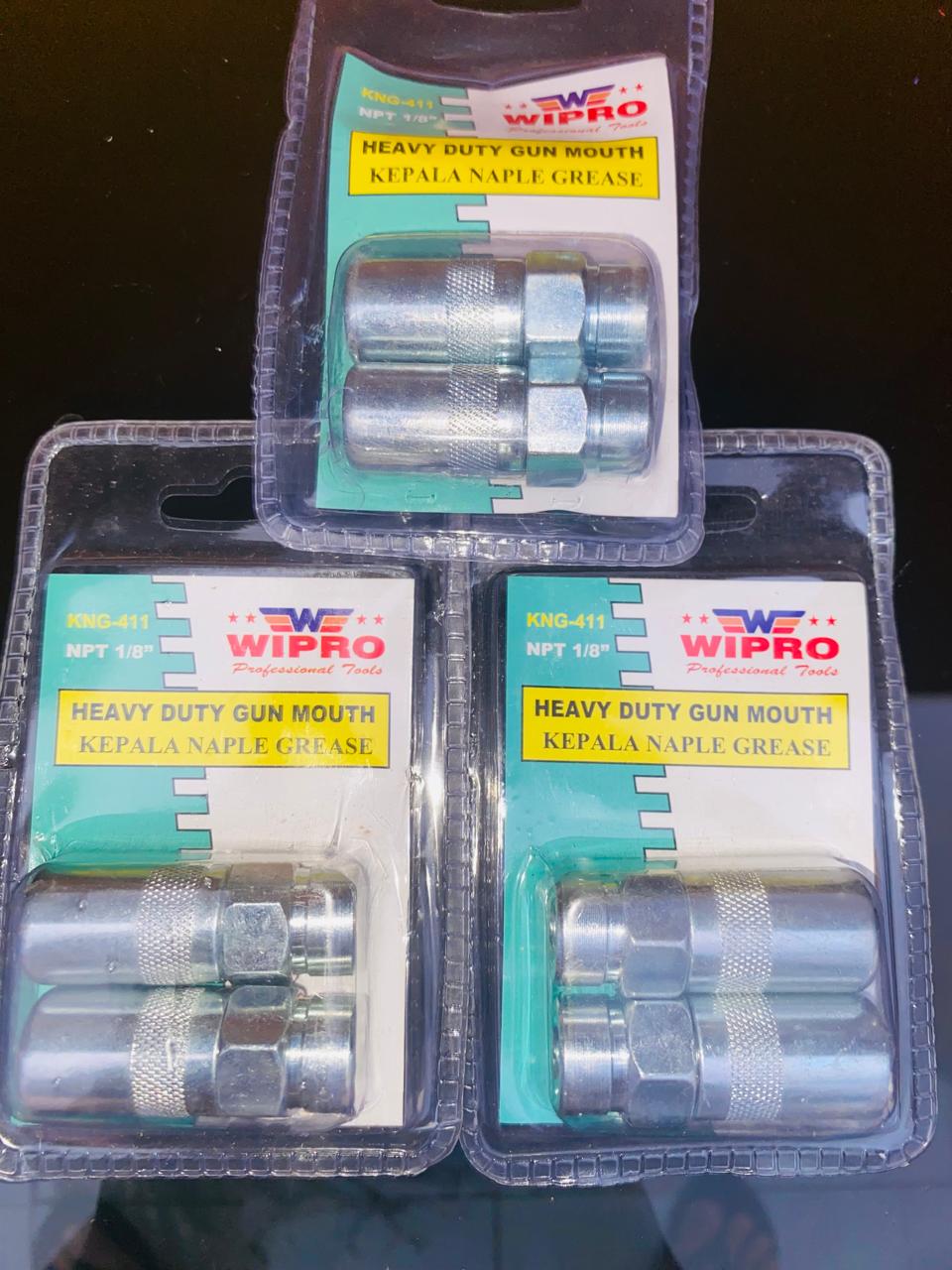 KEPALA NEPEL GREASE WIPRO KNG-411 NPT 18 INCH 27 TAP KEPALA NEPEL GREASE WIPRO KNG-411 NPT 18 INCH 27 TAP