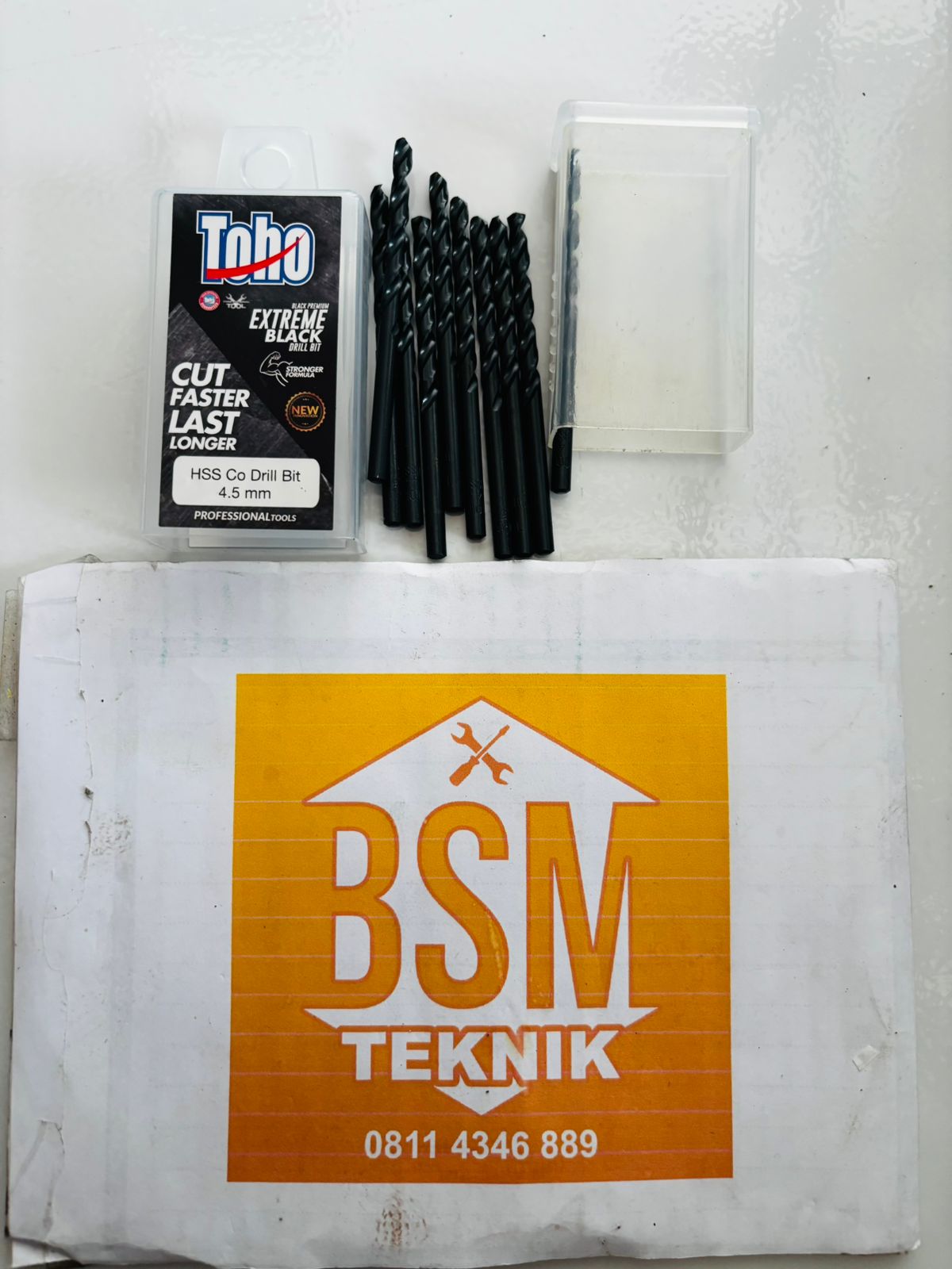 MATA BOR BESI HITAM TOHO UK 4,5 MM MATA BOR BESI HITAM TOHO UK 4,5 MM
