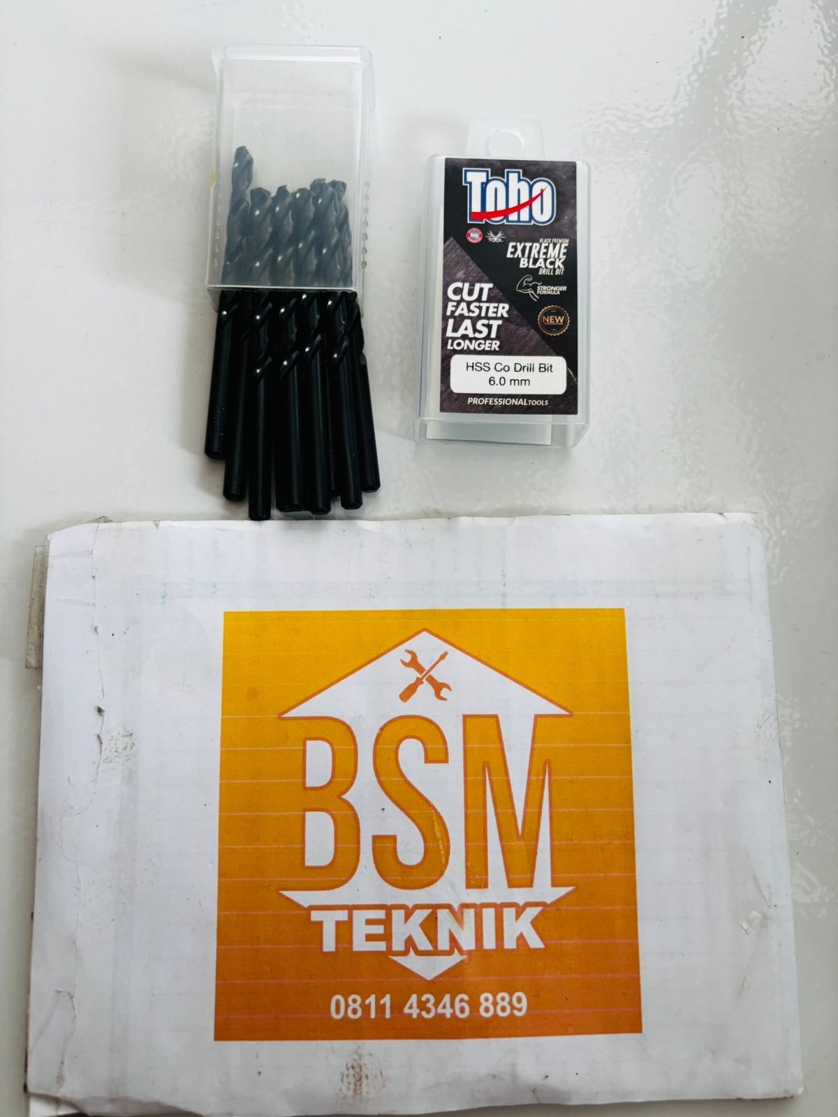 MATA BOR BESI HITAM TOHO UK 6 MM MATA BOR BESI HITAM TOHO UK 6 MM