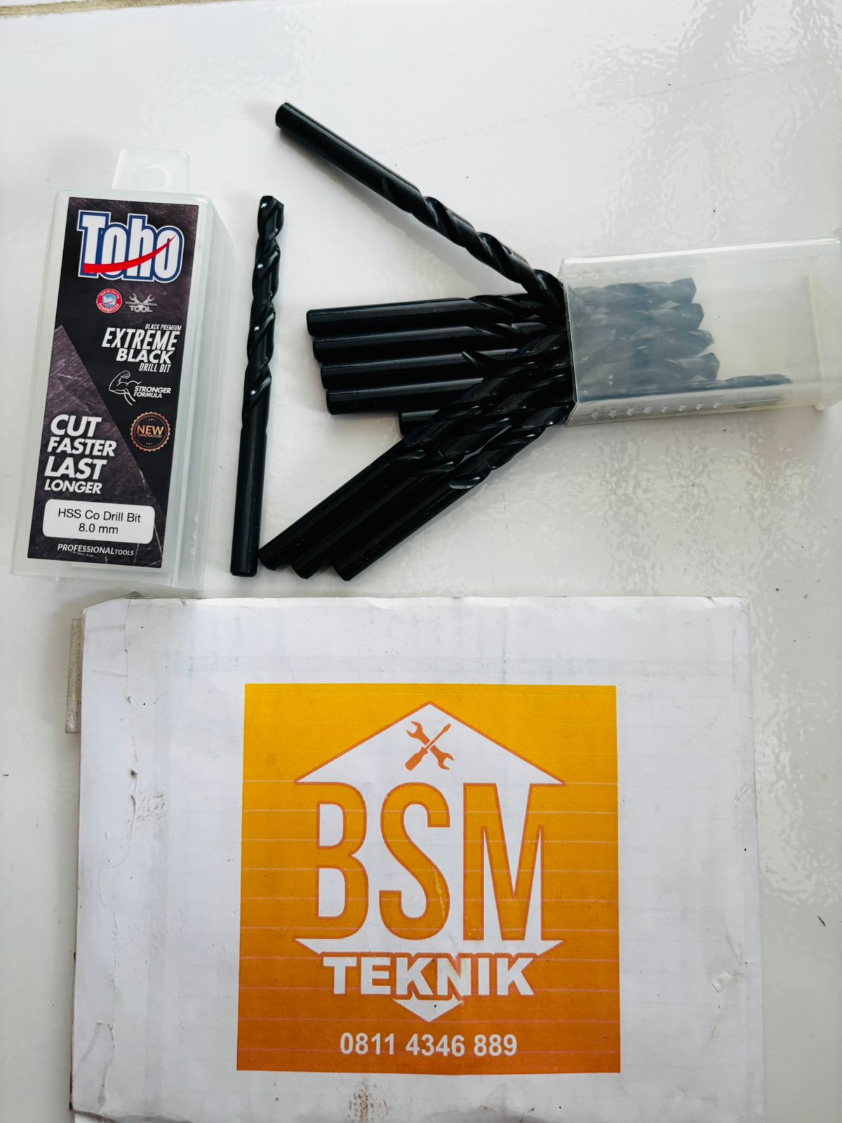 MATA BOR BESI HITAM TOHO UK 8 MM MATA BOR BESI HITAM TOHO UK 8 MM
