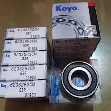 Clutch Pilot Bearing Koyo 6203-2RS(16.992mmx40.005mmx11.988mm) Untuk Traktor PN 6203-2RS