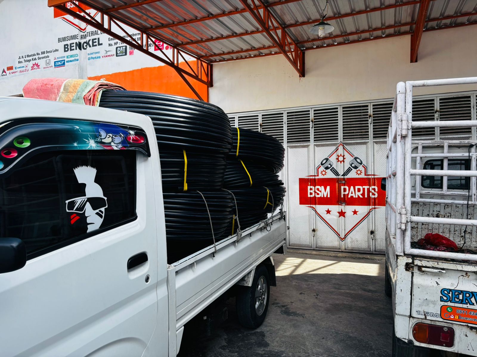 PENJUALAN BELANJA VIA WA PERSIAPAN PENGIRIMAN PIPA HDPE POLY PIPE KE PERUSAHAAN KEBUN DI GORONTALO