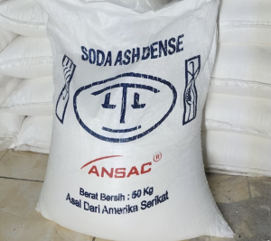 Abu Soda SODA ASH ( NA2CO3) MEREK ANSAC 50 KG