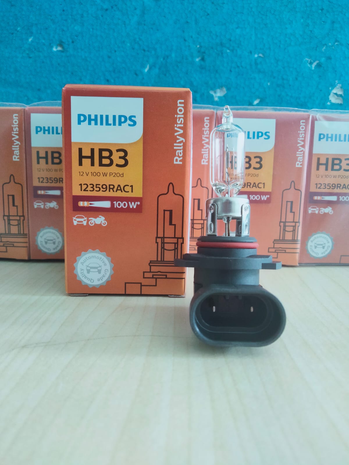 BOHLAM HALOGEN HB3 12V 100W PHILLIPS 12359RAC1