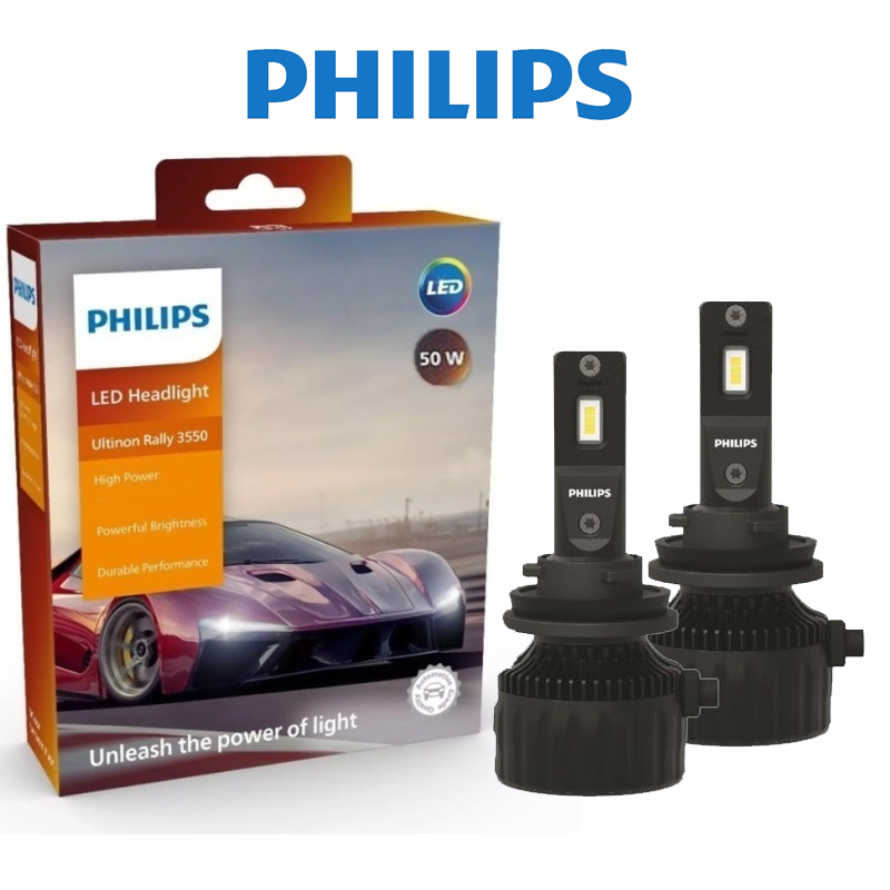 BOHLAM LAMPU DEPAN HILUX HALOGEN H4 LED 12V ULTINANO RALLY 3550 PHILIPS