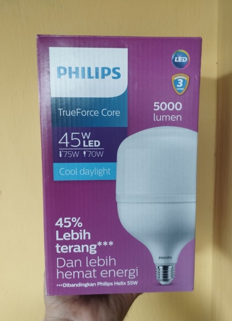 Bohlam Lampu Philips LED TrueForce 45 WATT