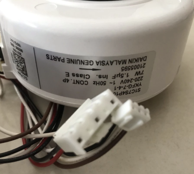 FAN MOTOR Indoor DAIKIN TYPE UNIT FTP25AV14 PN 4026451