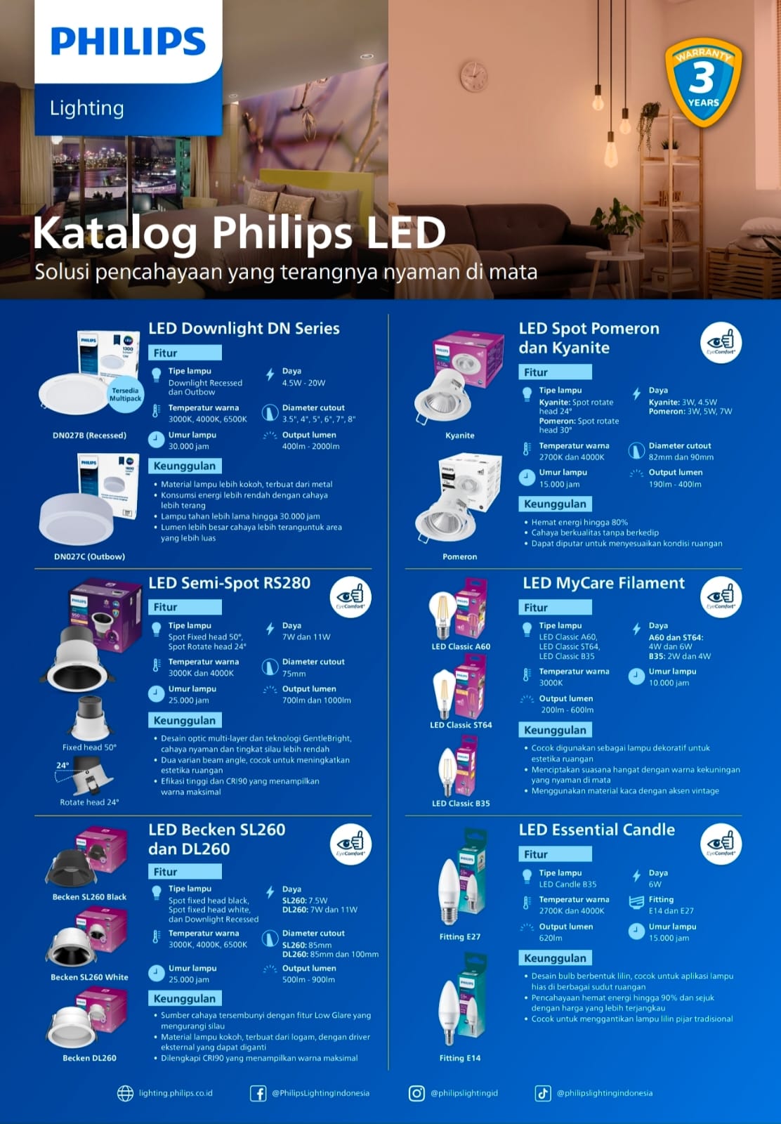 KATALOG LAMPU LED PHILIPS 2