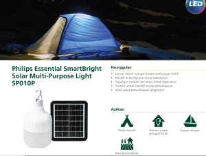 Lampu Philips Essen smartbright Solar Multi purpose Light SP010P