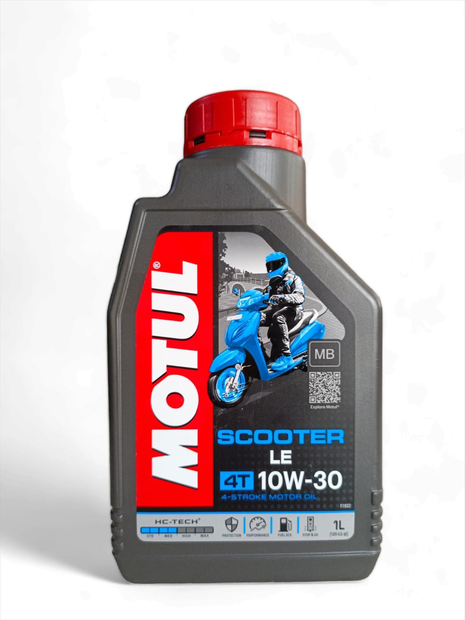 OLI BENSIN MOTOR 4 TAK MOTUL SCOOTER LE 4T 10W30 1 Liter