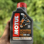 OLI BENSIN MOTOR 4 TAK MOTUL SCOOTER POWER LE 4T 5W40 1 Liter OLI BENSIN MOTOR 4 TAK MOTUL SCOOTER POWER LE 4T 5W40 1 Liter