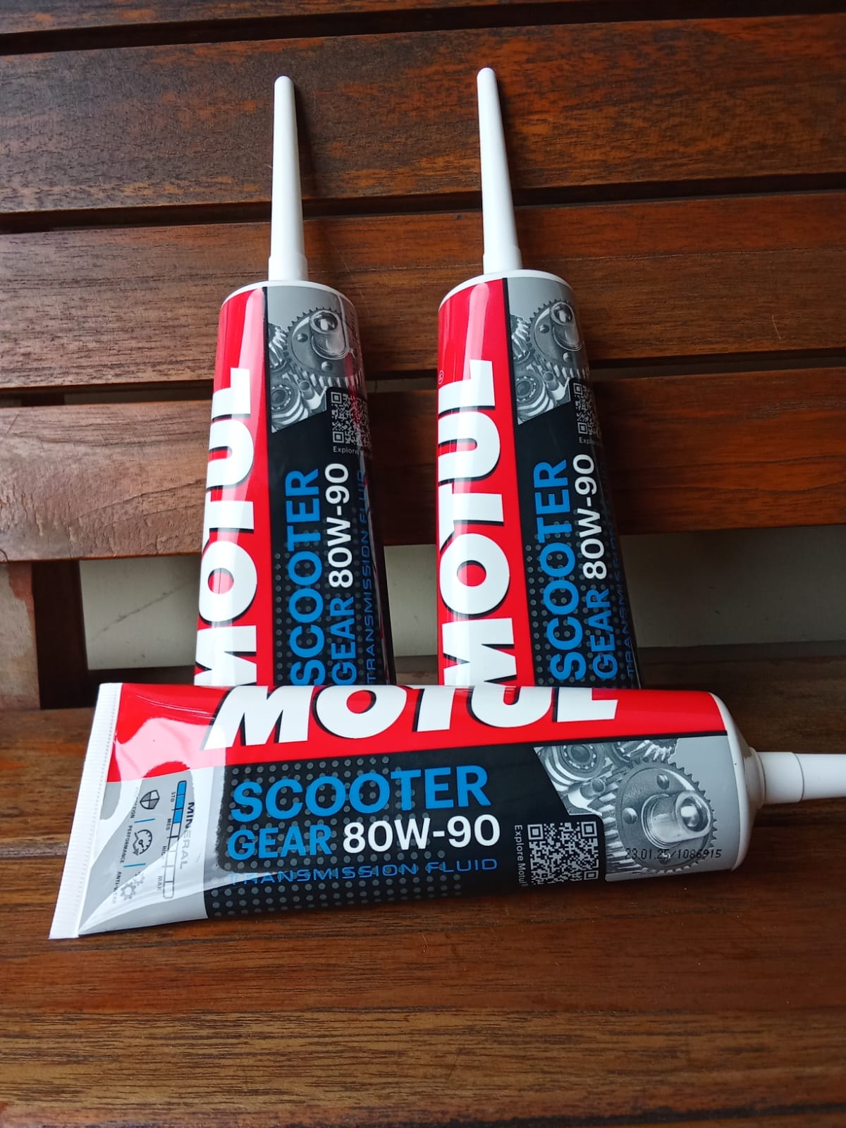 OLI TRANSMISI GEAR MOTOR MOTUL SCOOTER GEAR 80W90 0,12 Liter