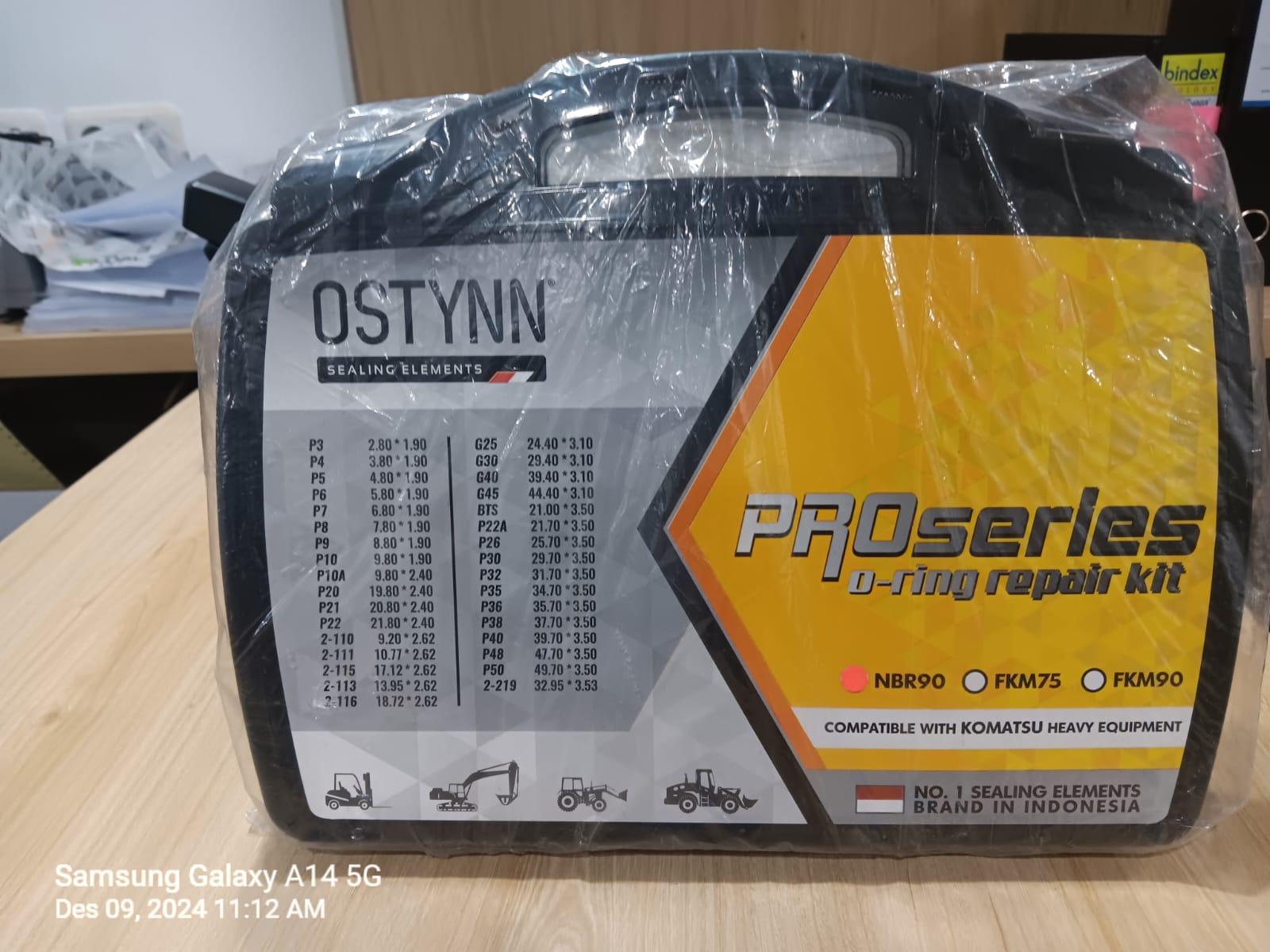 ORING KIT KOMATSU NBR90 OSTYNN