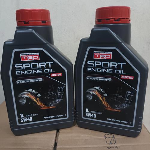 Oli Bensin Motul TRD SPORT ENGINE OIL 5W40 GASOLINE 1 Liter