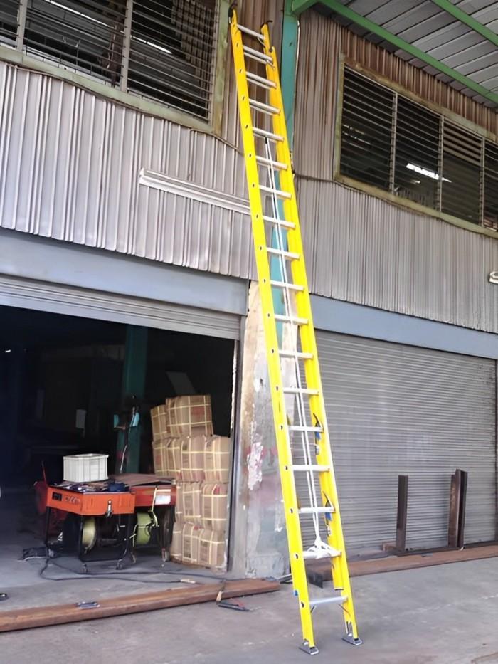 TANGGA PLN FIBERGLASS LADDERS DENKO FEL 2X20 STEPS 12 METER