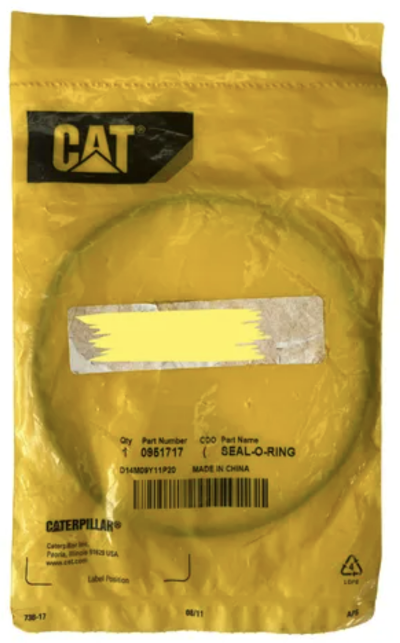 O-Ring NBR (3.1 x 114.4mm 90A ) Untuk Oil Filters Dan Bucket Cylinders CAT 320GX PN 095-1717