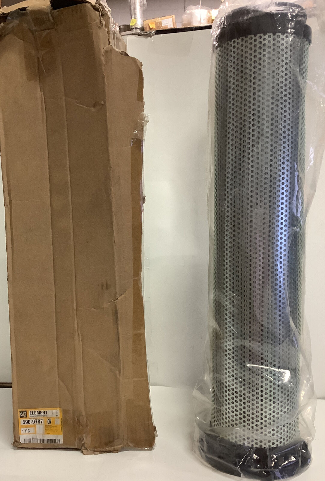 filter Oli hidrolik return element Cat 320GC 320GX PN 590-9787