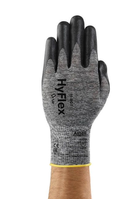 sarung tangan ANSELL Safety Glove Cotton With Latex Grip Hyflex 11-801