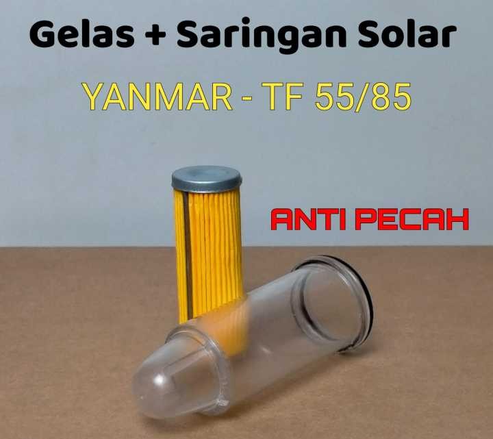 Gelas Solar Cup Fuel Filter Yanmar TF55- TF155 Untuk Genset Mesin Las PN 105370-55711