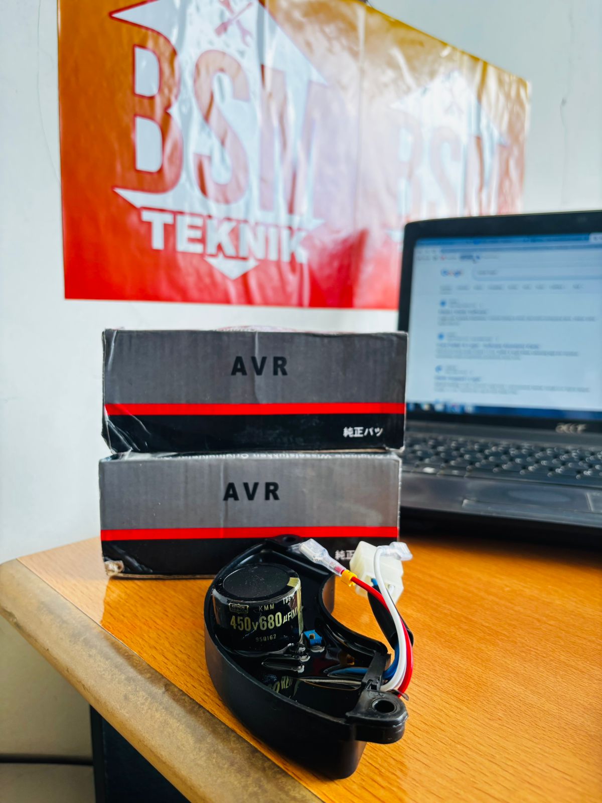 AVR GENSET OEM 5000 WATT - 6000 WATT 5-9 KW 680 UF 450 V 6 Kabel Aluminium Sabit