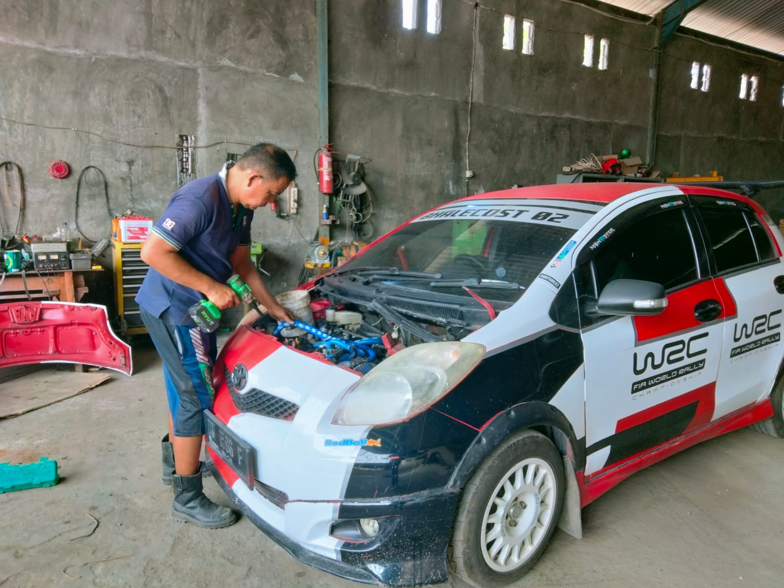 BENGKEL BSM TEKNIK SERVICE ENGINE MOBIL PRIBADI TOYOTA YARIS 2