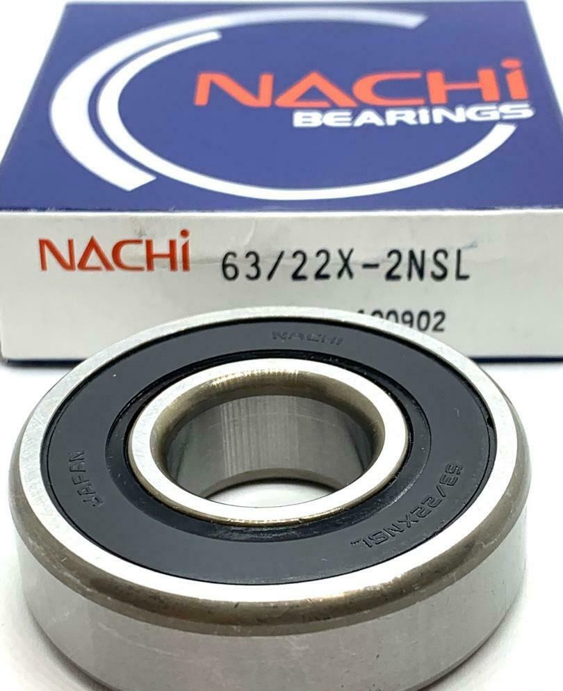 Ball Bearing, Rubber Sealed Nachi 63-22X-2NSL( 22x56x16 mm)