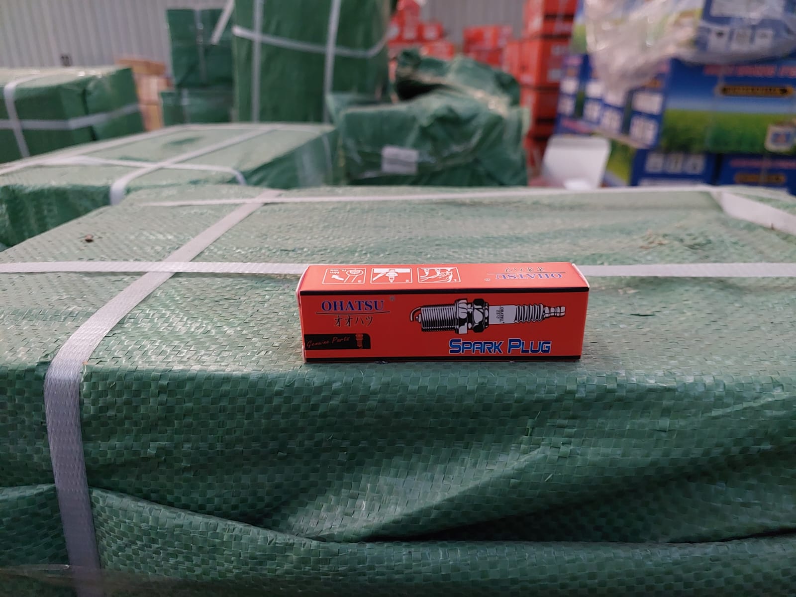 OHATSU SPARK PLUG Busi Mesin Potong Rumput 4Tak CMR 5H Mesin Chainsaw semprot hama