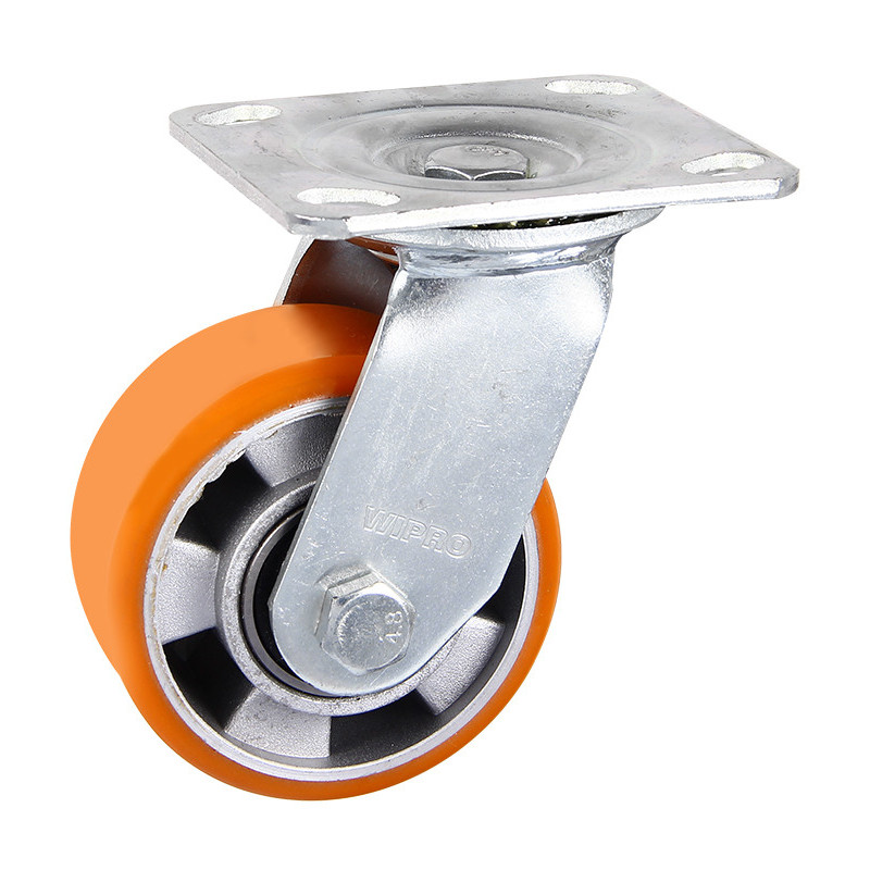 RODA PU HEAVY DUTY ALUMINIUM CORE WIPRO RIGID (MATI) 6 INCH (150X50)