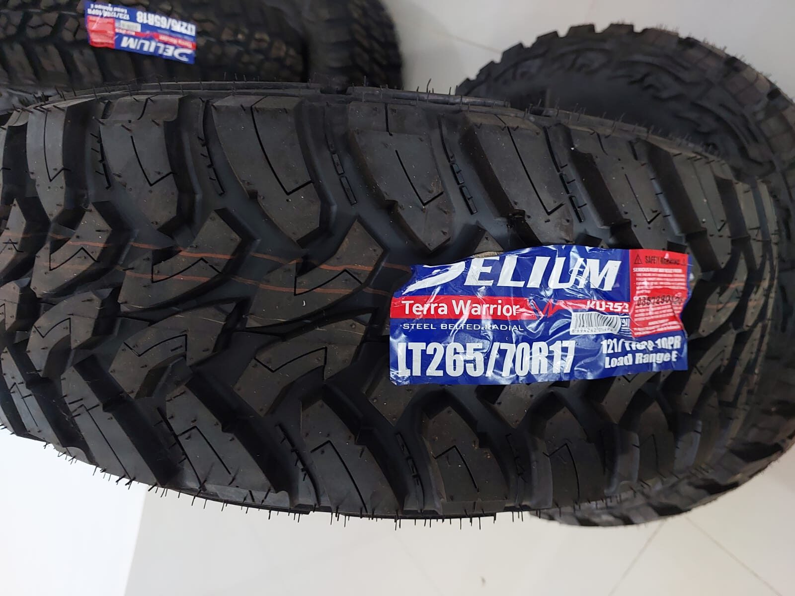 BAN MOBIL RADIAL DELIUM M-T KU-253 TERRA Warrior LOAD RANGE E LT265-70R17 10PR