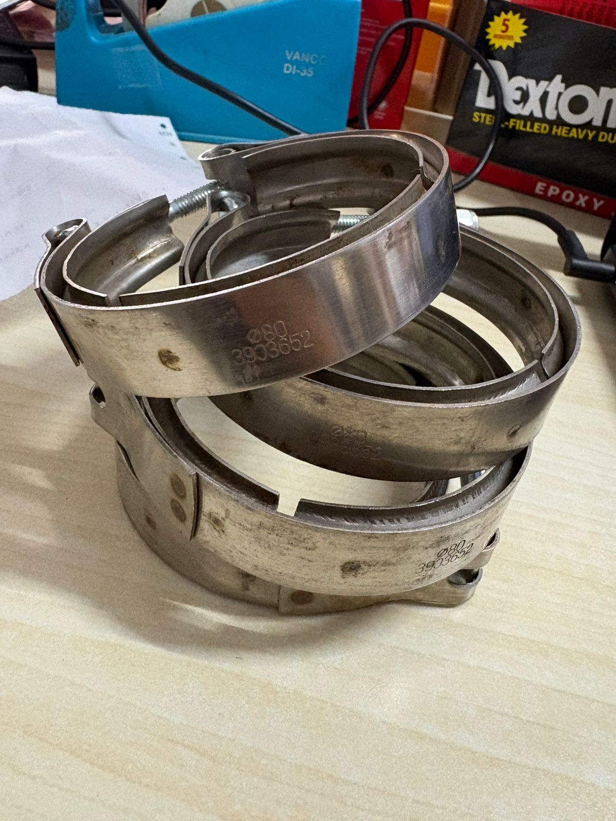 Clamp Turbo OEM ccec Length 5.125 INCH Komatsu PC200-7 PC200-8 PN 6732-81-8220