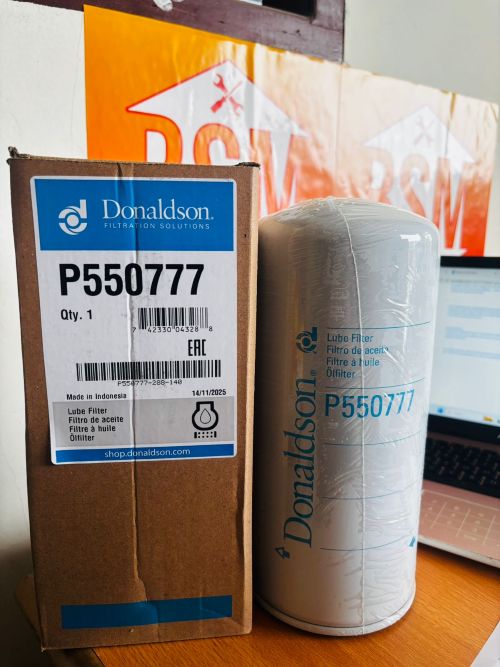 FILTER OLI DONALDSON UNTUK CUMMINS HINO ISUZU DEUTZ MITSUBISHI CAT HITACHI KOMATSU JOHNDEERE LIUGONG VOLVO NEW HOLLAND MF PN P550777