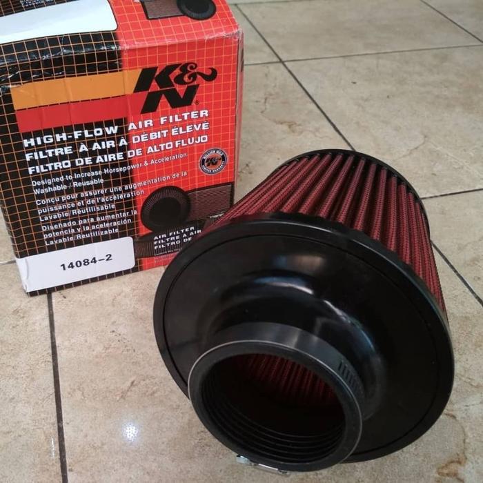 FILTER Udara clamp-on Universal High Flow Intake Air Filter K&N 14084-2