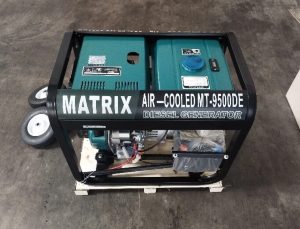 GENSET DIESEL SOLAR MTX-9500DE Matrix Output 7000 Watt 7KW 1 PHASE 220 VOLT
