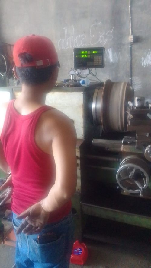 Repair ganti topi pelek Bengkel Bubut BSm teknik Gorontalo