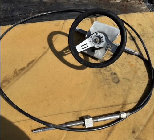 Teleflex Marine Boat Rack And Pinion Steering System with Morse 15ft cable