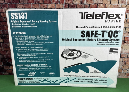 Teleflex SS137 Safe-T QC Rotary Steering System 17 ft Single Cable