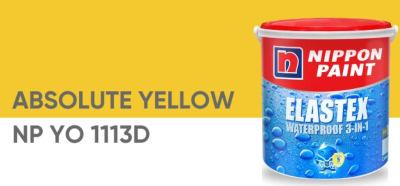 Cat Tembok Elastex Absolute Yellow NP YO 1113D Nippon Paint Kuning 20 kg