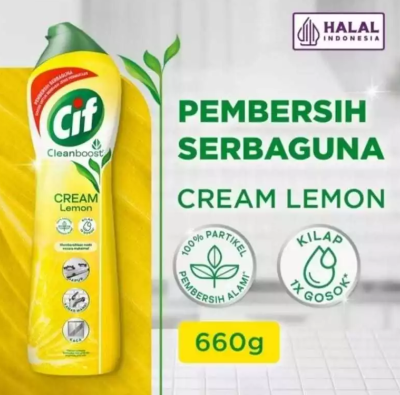 Cif Cream Pembersih Serbaguna Lemon 660gr