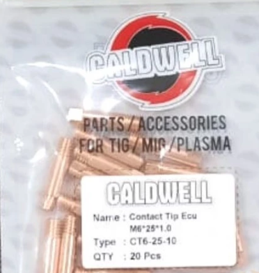 Contact Tip Ecu M6 x 25 (1mm) - Caldwell