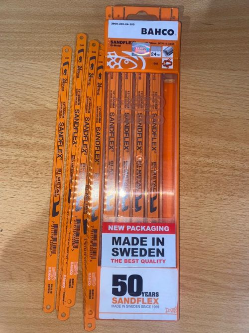 MATA GERGAJI SANDFLEX BAHCO 13 MM 12 INCHI X300MM 24TPI PN 3906-300-24-100
