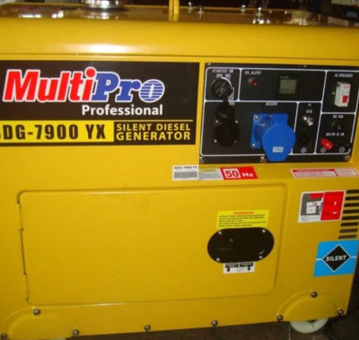 GENERATOR SILENT GENERATOR SET DIESEL 5 KW MULTIPRO SDG-7900 YX
