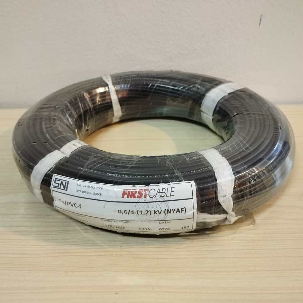 KABEL GROUNDING NYAF MERK FIRST CABLE TYPE SERABUT 10 MM