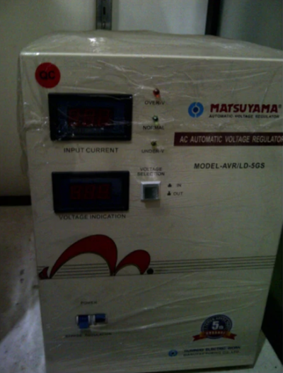MATSUYAMA STABILIZER AVR STAVOL 5000 WATT (5 KVA) MODEL AVRLD-5GS