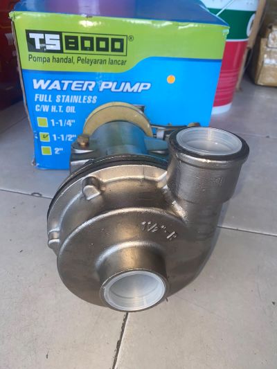 SEA WATER COOLER PUMP STAINLLESS TS-8000 1,5 INCH RH PUTARAN KANAN