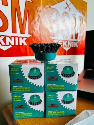SIKAT MANGKOK KAWAT UKURAN 3 INCH (75 MM) MERK WIPRO TYPE SMK-301