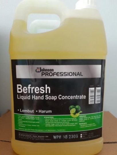 Sabun Cuci Tangan SC Johnson BEFRESH Lemon 4 Liter